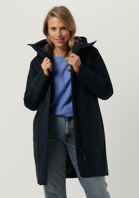 Donkerblauwe KRAKATAU Parka's QW384 - large
