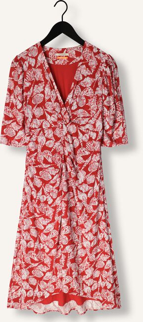 Bruine SCOTCH & SODA Midi jurk MIDI WRAP DRESS WITH KNOT DETAIL Bruine SCOTCH & SODA Midi jurk MIDI WRAP DRESS WITH KNOT DETAIL - large