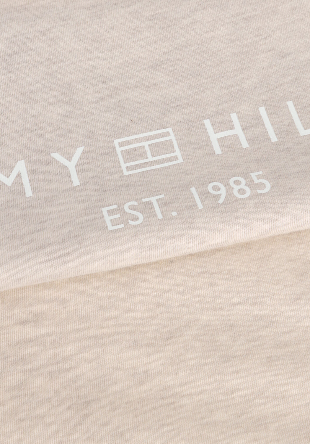 Beige TOMMY HILFIGER T-shirt REG CORP LOGO C-NK - large