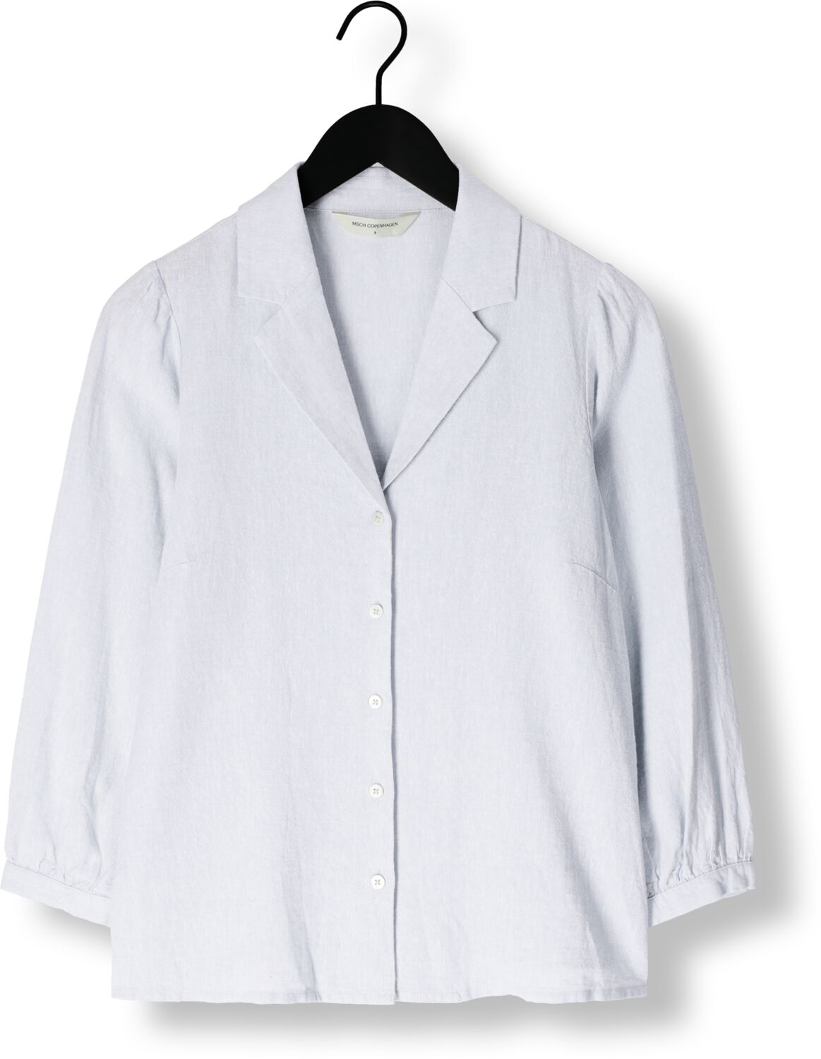 MSCH COPENHAGEN Dames Blouses Mschpennie Ginia 3 4 Shirt Lichtblauw