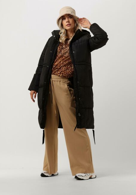 Zwarte SECOND FEMALE Gewatteerde jas BUFF COAT - large