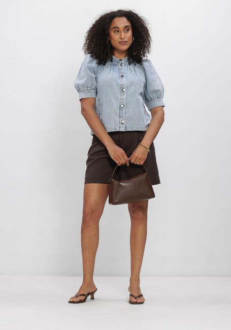 Lichtblauwe CO'COUTURE Blouses ASJACC DENIM BLOUSE - large