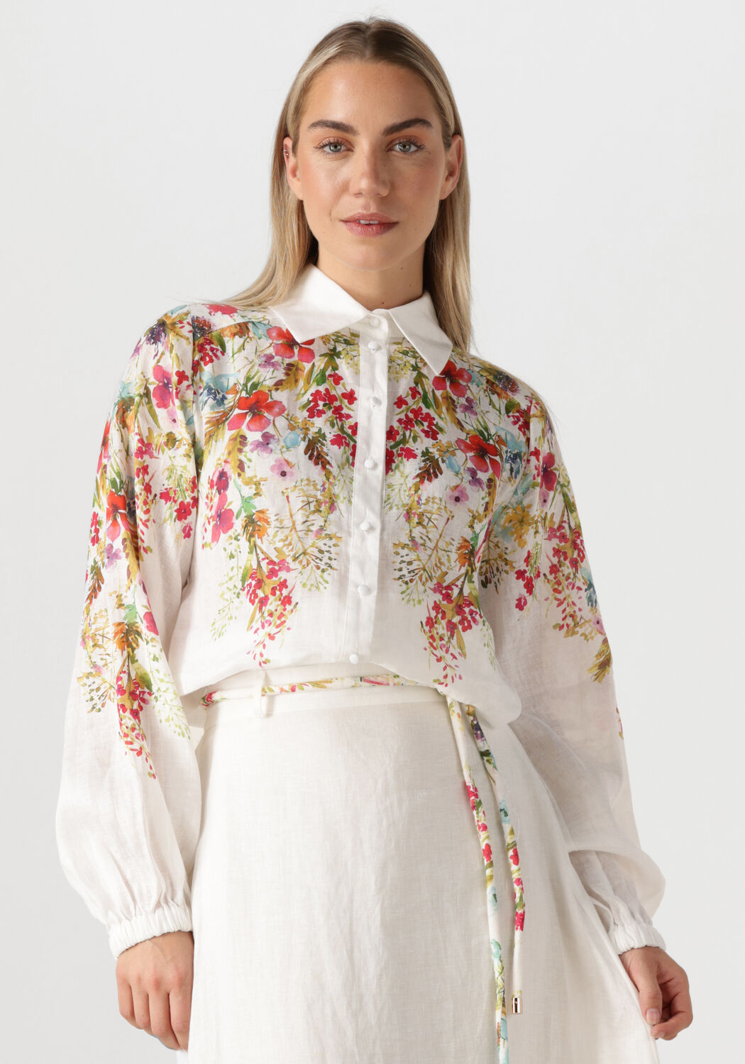 Dea Kudibal SiomaDEA Overhemd Losse Pasvorm Linnen Lange Mouw Multicolor Dames