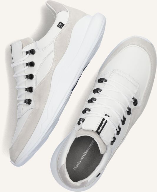 Witte FLORIS VAN BOMMEL Lage sneakers SFM-10064-01  Witte FLORIS VAN BOMMEL Lage sneakers SFM-10064-01  - large