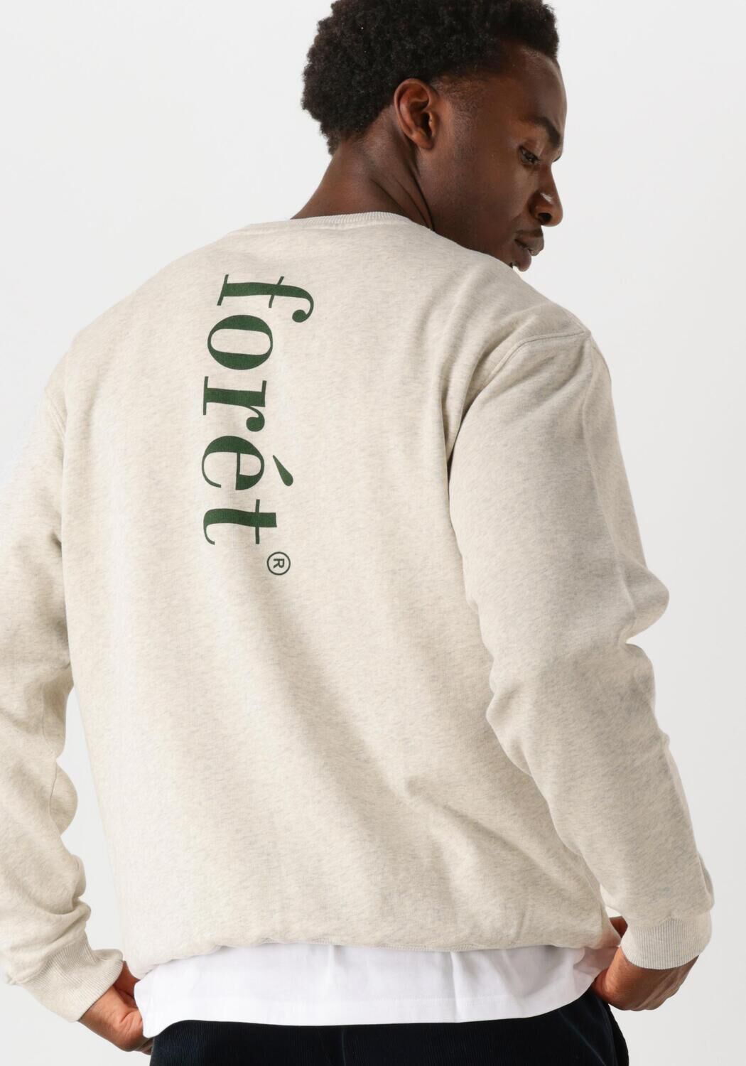 FORÉT Forét Heren Truien & Vesten Ocean Sweatshirt Beige