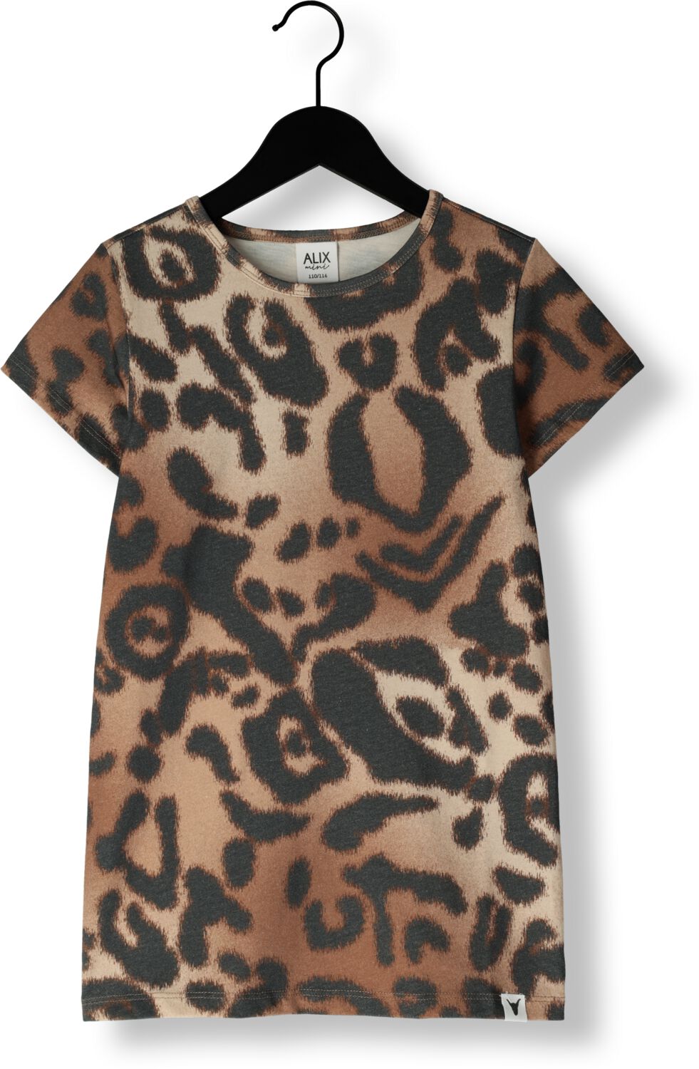 ALIX MINI Meisjes Jurken Animal Dress Zwart