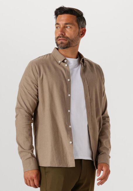 Beige LES DEUX Casual overhemd DESERT REG SHIRT - large