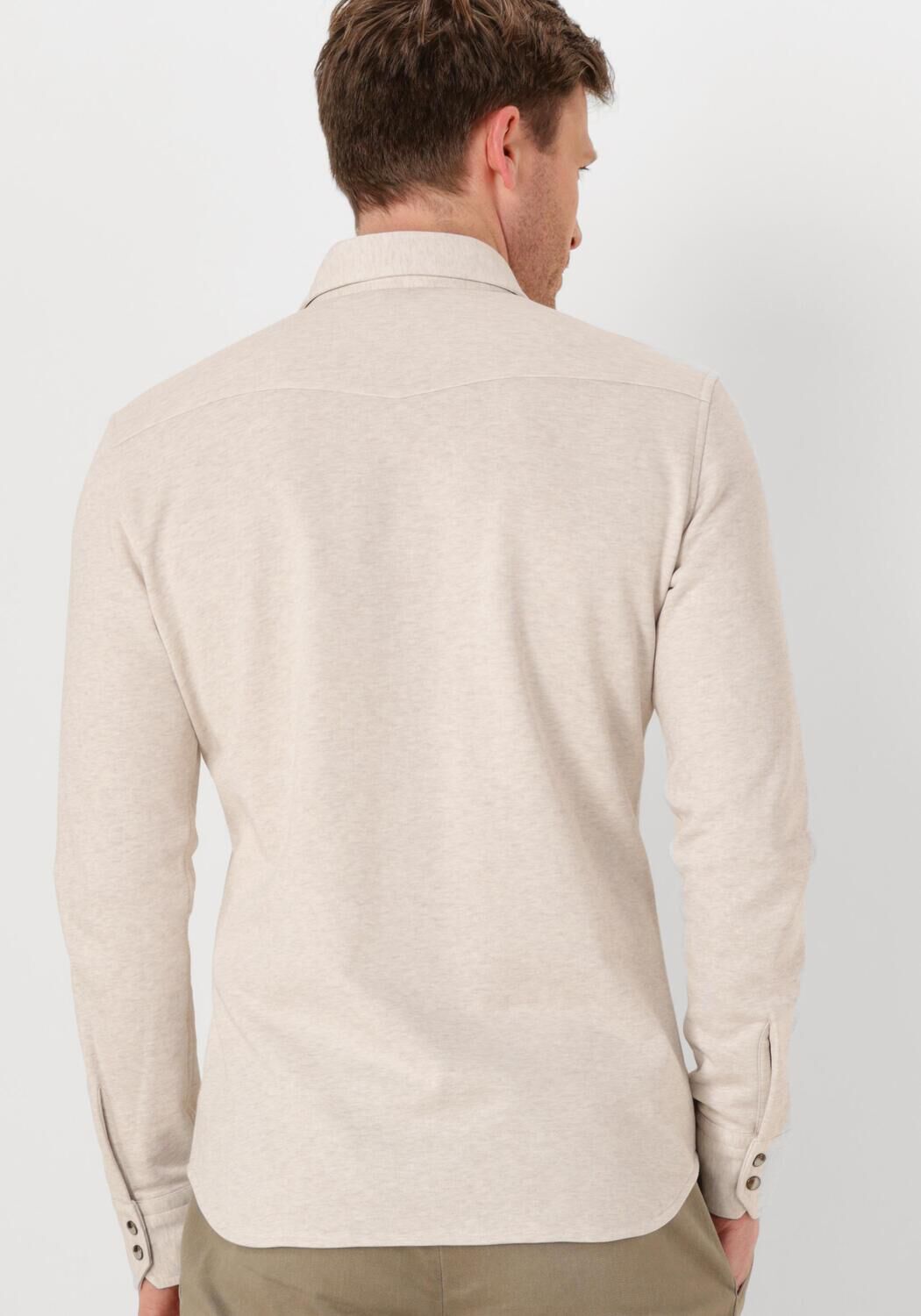 PROFUOMO Heren Overhemden Overshirt Wester Beige