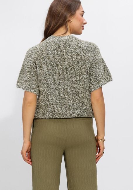 Olijf ANOTHER LABEL Truien/vesten ALALYS KNITTED PULL S/S - large