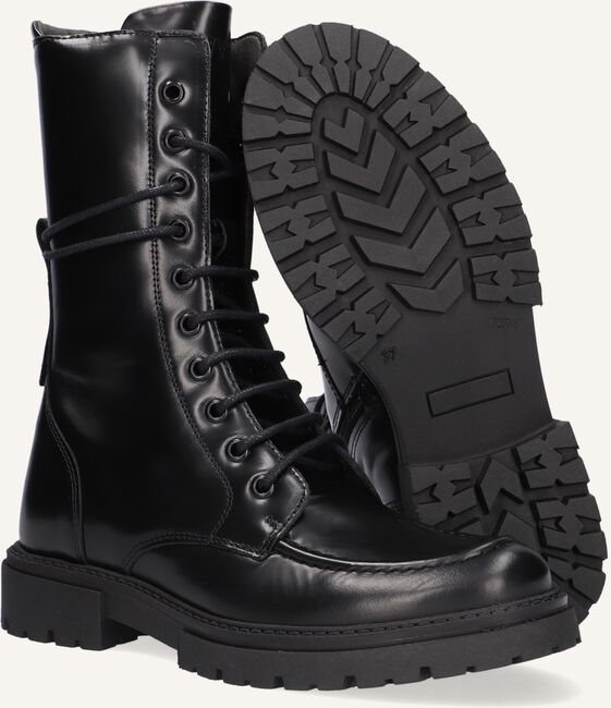 Zwarte WYSH Veterboots DIXIE Zwarte WYSH Veterboots DIXIE - large