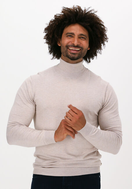 Beige SCOTCH & SODA Coltrui 164006 - MELANGE TURTLENECK PU - large