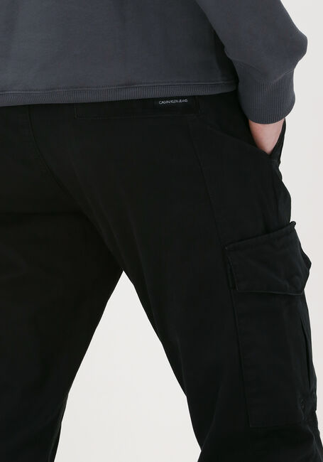 Zwarte CALVIN KLEIN Cargobroeken SKINNY WASHED CARGO PANT - large