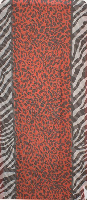 Rode ROMANO SHAWLS AMSTERDAM Sjaal SHAWL ANIMAL ZEBRA Rode ROMANO SHAWLS AMSTERDAM Sjaal SHAWL ANIMAL ZEBRA - large