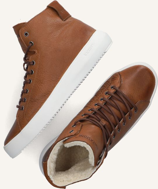 Bruine BLACKSTONE Hoge sneakers YG09 Omoda