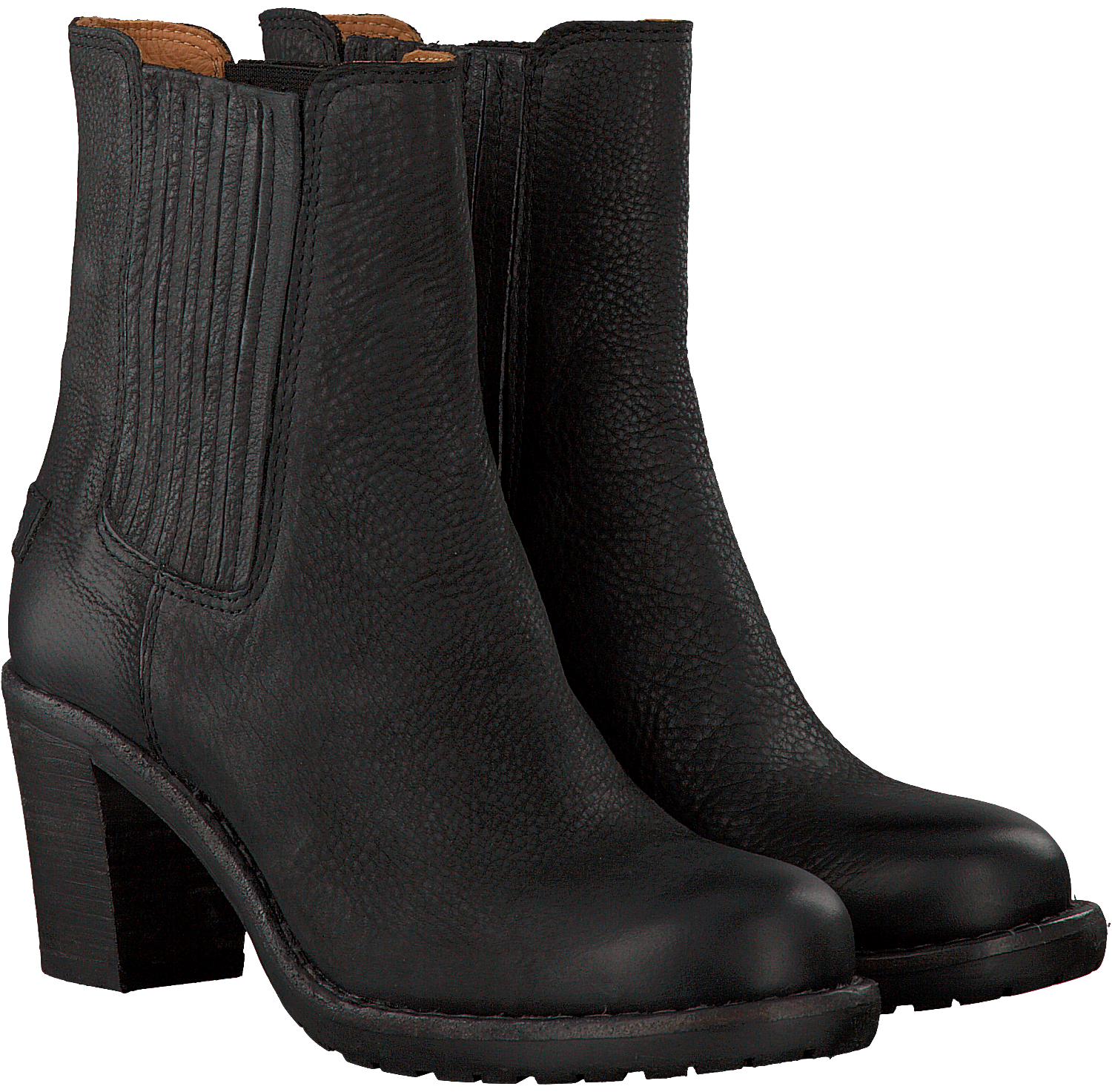 Zwarte SHABBIES Enkellaarsjes 183020031 | Omoda Zwarte SHABBIES Enkellaarsjes 183020031 | Omoda
