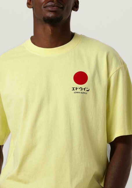 Gele EDWIN T-shirt JAPANESE SUN TS - large