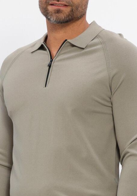 Olijf CAST IRON Polo REGULAR FIT VISCOSE BLEND - large