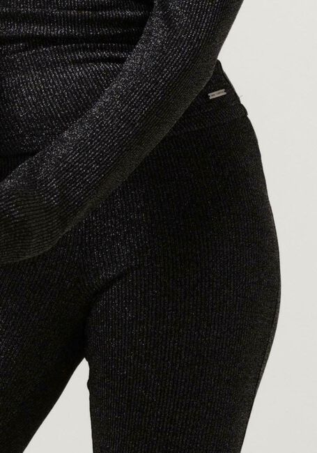 Zilveren COLOURFUL REBEL Flared broek LUREX EXTRA FLARE PANTS - large