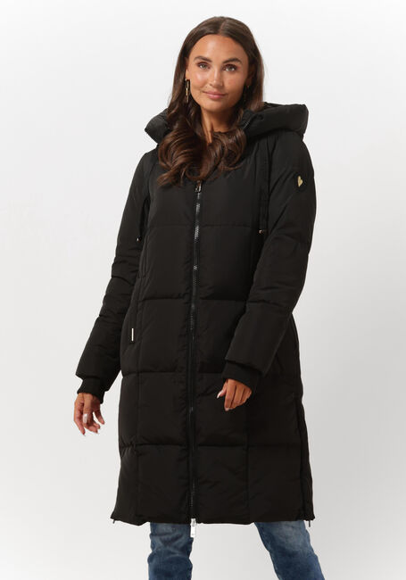 Zwarte MOS MOSH Gewatteerde jas NOVA SQUARE DOWN COAT - large