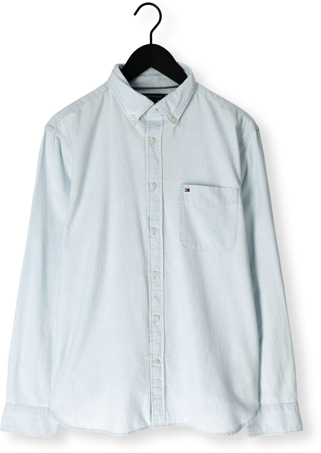 TOMMY HILFIGER Heren Overhemden Chambray Pocket Rf Shirt Lichtblauw
