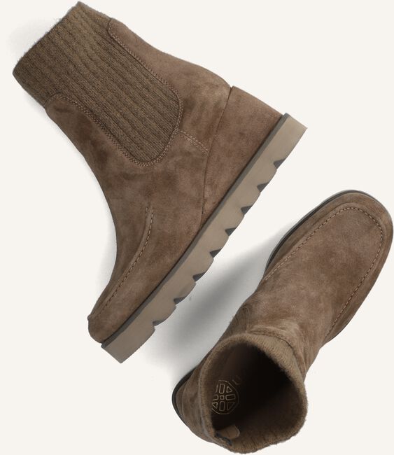 Taupe UNISA Enkellaarsjes LEYSA Taupe UNISA Enkellaarsjes LEYSA - large