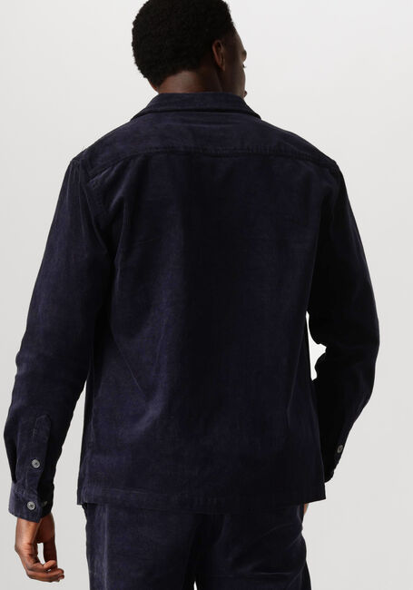 Blauwe ANERKJENDT Overhemden AKOSCAR CORD OVERSHIRT - large