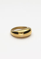Goudkleurig NOTRE-V Ringen RING ZEGEL ONE SIZE - medium