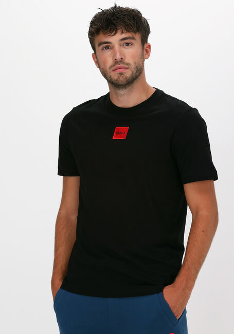 Zwarte HUGO T-shirt DIRAGOLINO212 10229761 - large