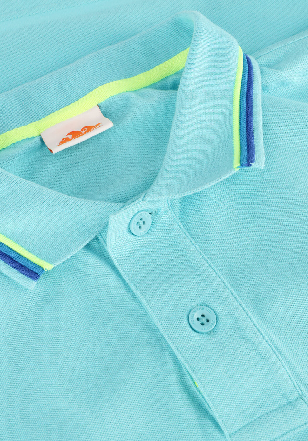 Blauwe SUNDEK Polo M4S091 BRICE POLO - large