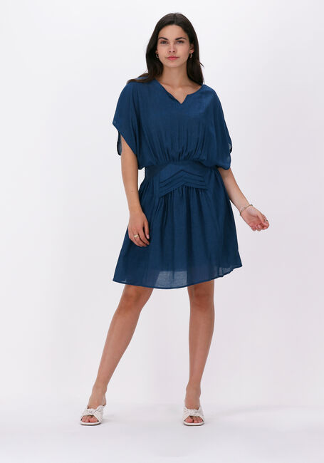Blauwe Louizon Mini jurk MADDIE ROBE - large