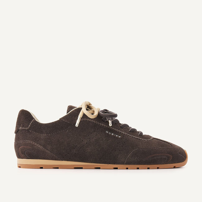 Grijze NUBIKK Lage sneakers BILLY LOU II - large
