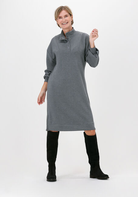 Grijze SIMPLE Midi jurk BLAIR - large