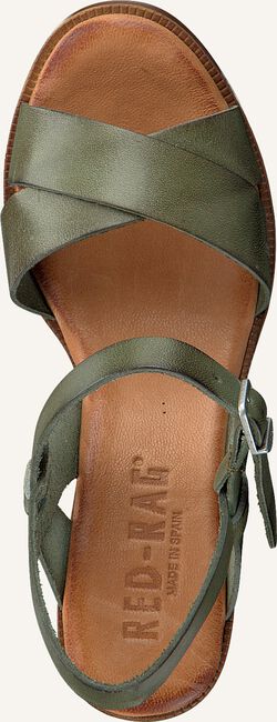 Groene RED-RAG Platte sandalen 79174 Groene RED-RAG Platte sandalen 79174 - large