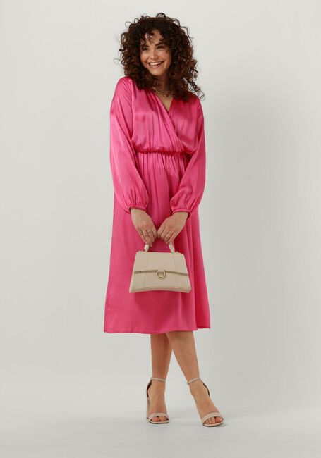 Fuchsia SEMICOUTURE Midi jurk BECKA - large
