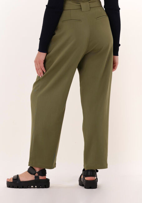 Groene SCOTCH & SODA Pantalon DAISY - HIGH RISE STRAIGHT LEG PAPERBAG TROUSERS - large