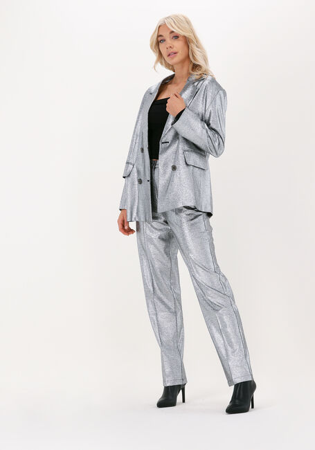 Zilveren SELECTED WOMEN Pantalon SANA HW TAPERED PANTS - large