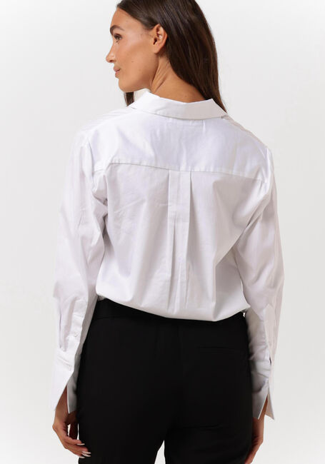 Witte LEVETE ROOM Blouses LR-ISLA SOLID 7 - large