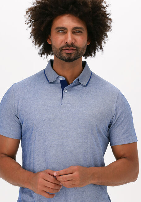 Lichtblauwe SELECTED HOMME Polo SLHLEROY COOLMAX SS POLO B NOO - large