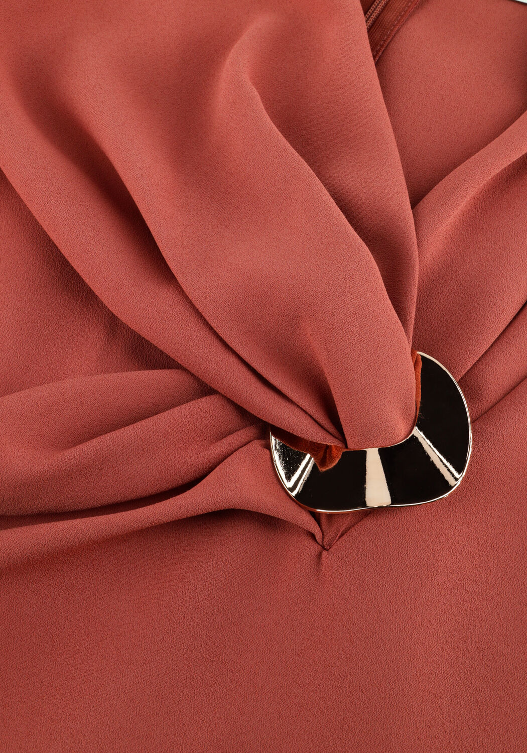 Roze LINA LOCCHI Midi jurk LL-ALESSANDRA - large