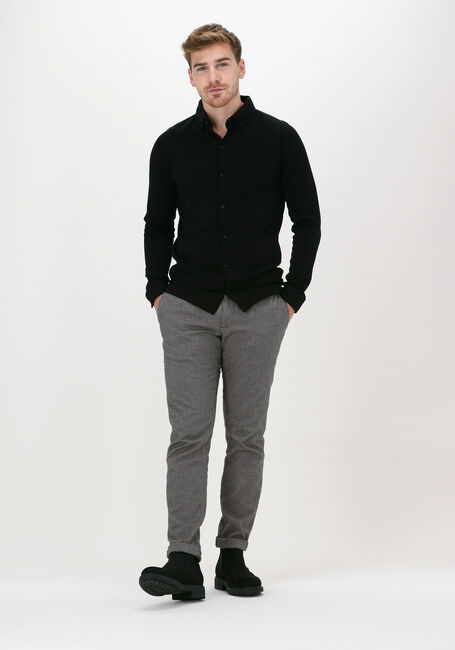 Zwarte SAINT STEVE Casual overhemd GIJS - large