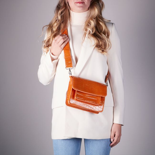 Oranje HVISK Schoudertas CAYMAN POCKET Oranje HVISK Schoudertas CAYMAN POCKET - large