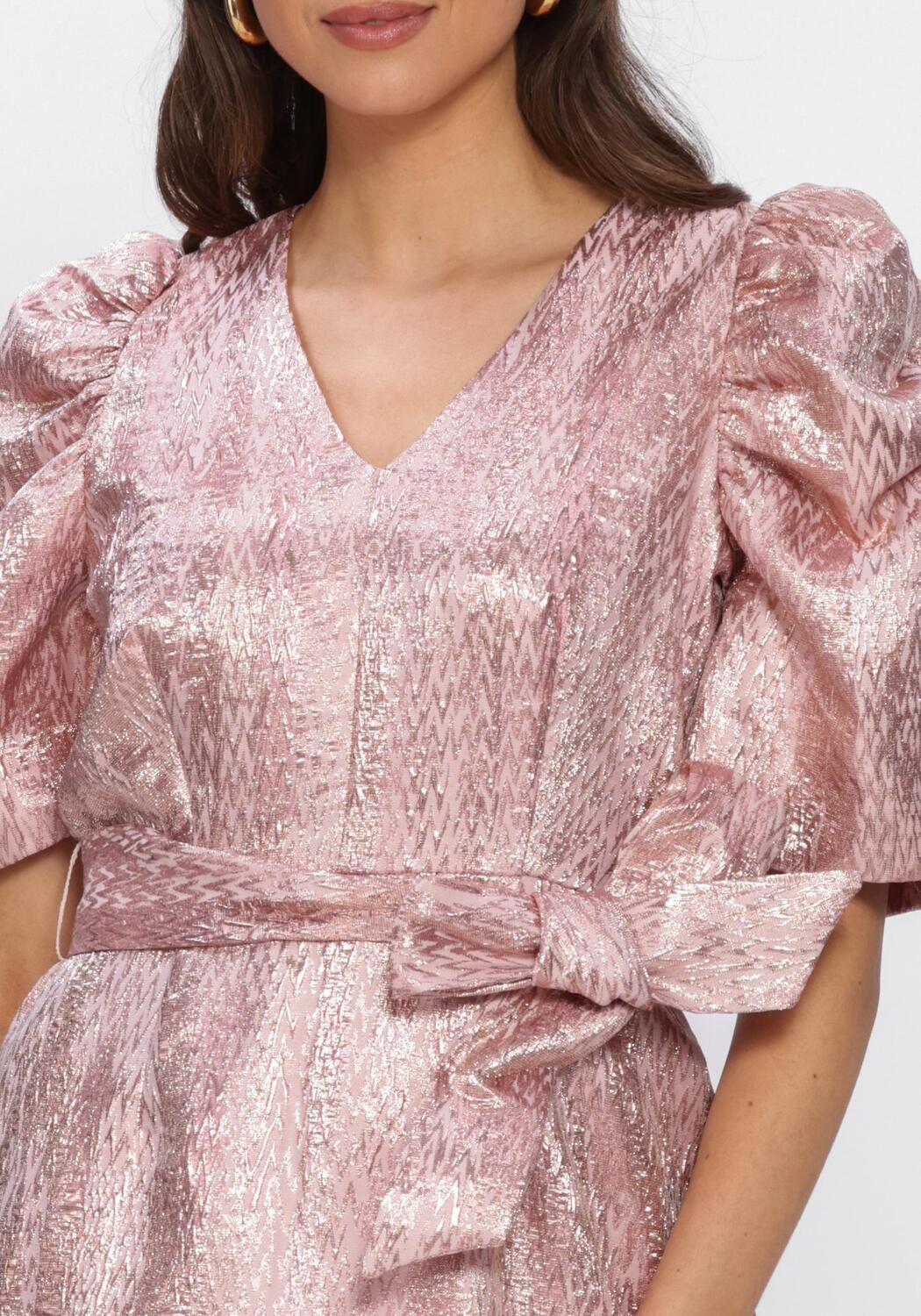 Roze FREEBIRD Mini jurk F-WV-JAQUARD-FANTASY-26-1 - large