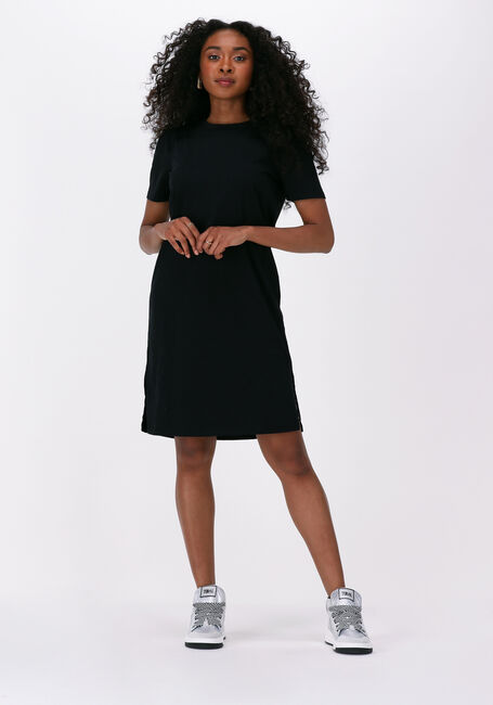 Zwarte LEVETE ROOM Mini jurk ISOL 6 T-SHIRT - large