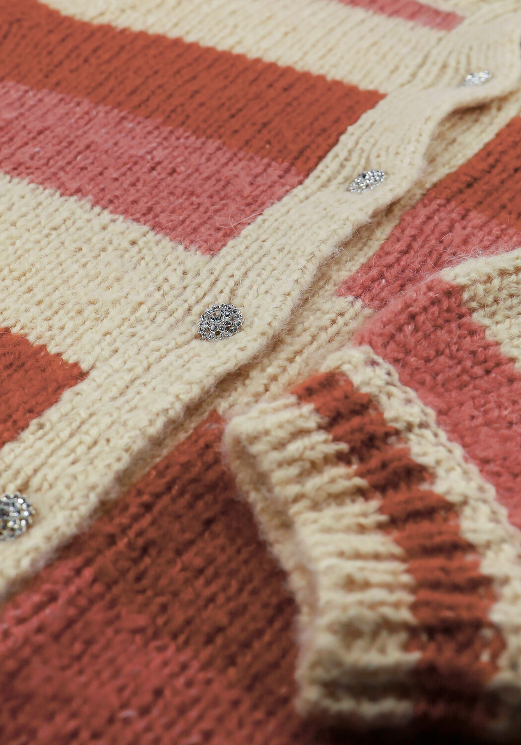 Bruine LOLLYS LAUNDRY Vest PIPPA CARDIGAN - large