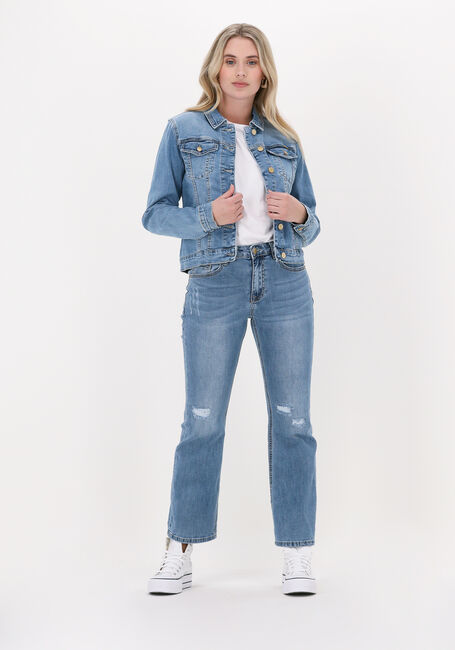 Blauwe SUMMUM Bootcut jeans BOOTCUT CROPPED JEANS TWILL ST - large