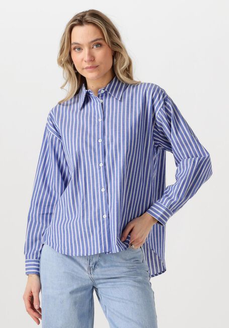 Blauwe MOVES Blouses ALMIRA SHIRT 4254 - large