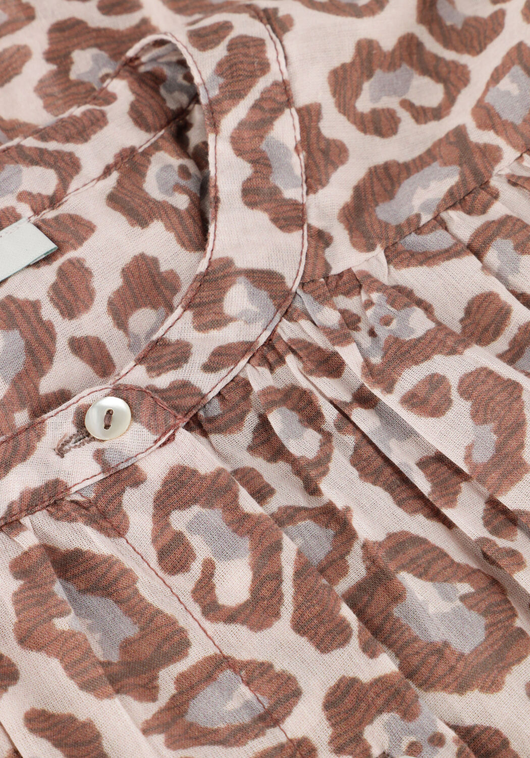 Bruine BY-BAR Blouses LUCY CHETAAH BLOUSE - large