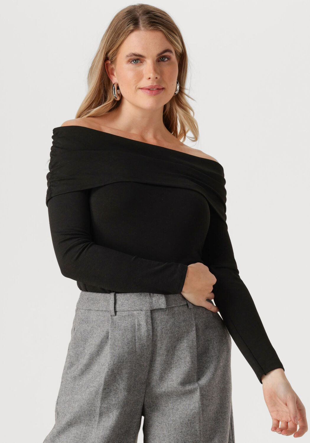 MODSTRÖM Modström Dames Tops & T-shirts Lillianmd Off Shoulder Top Zwart