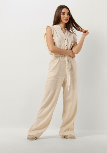 Gebroken wit SUMMUM Jumpsuit JUMPSUIT COTTON LINEN STRETCH - large