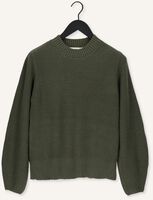 Groene SELECTED WOMEN Trui SLFLESLIE LS KNIT O-NECK B Groene SELECTED WOMEN Trui SLFLESLIE LS KNIT O-NECK B - medium
